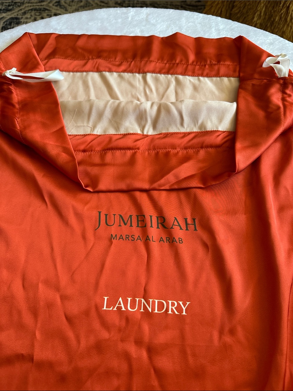Orange Laundry Bag - Women Pants & Jumpsuits Accessory
